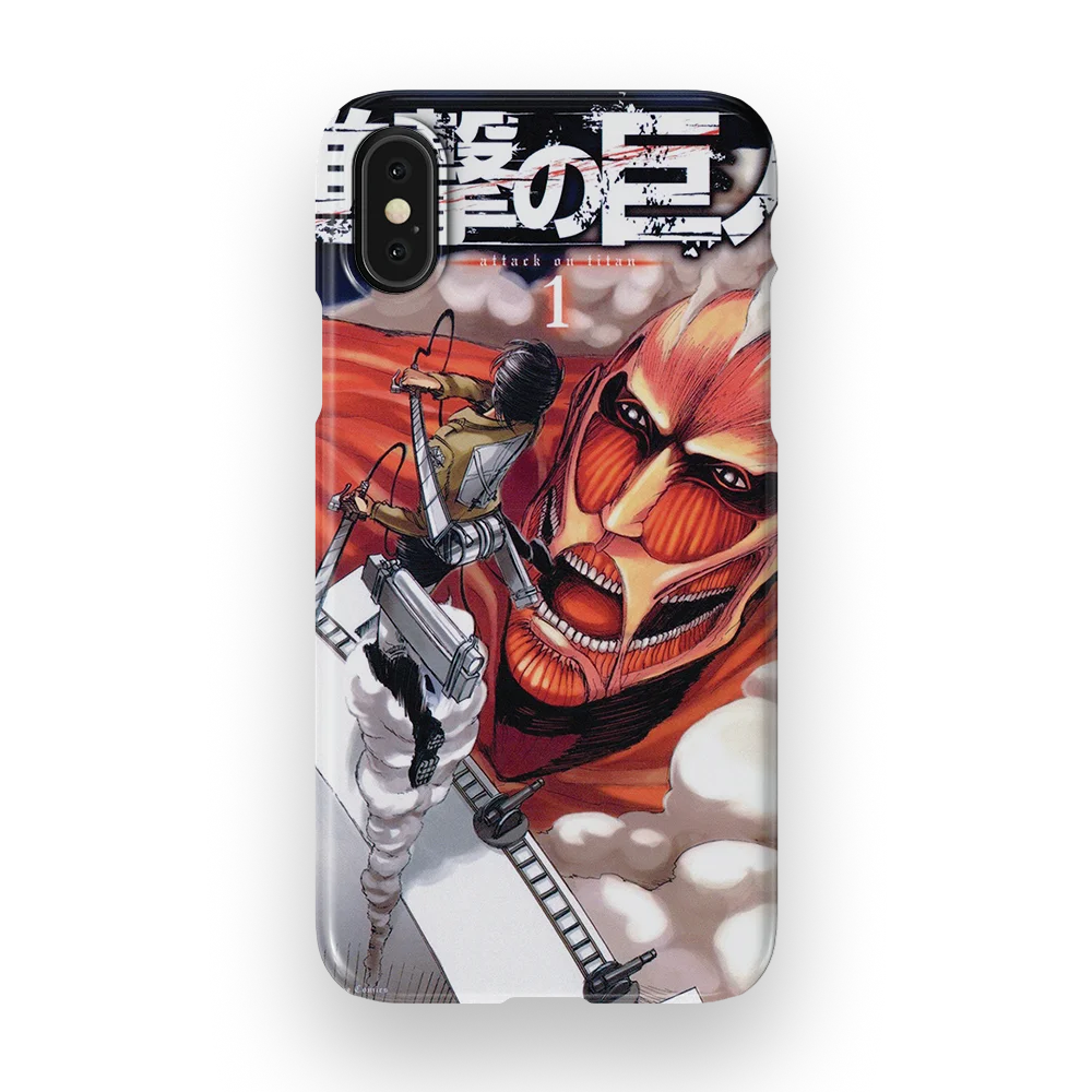 attack on titan vol01 slim iphone xs attack on titan vol01 slim iphone xs