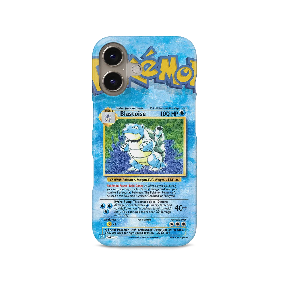 blastoise base set slim iphone 16 blastoise base set slim iphone 16