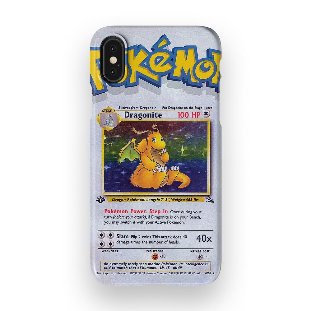 dragonite base set slim iphone xs dragonite base set slim iphone xs