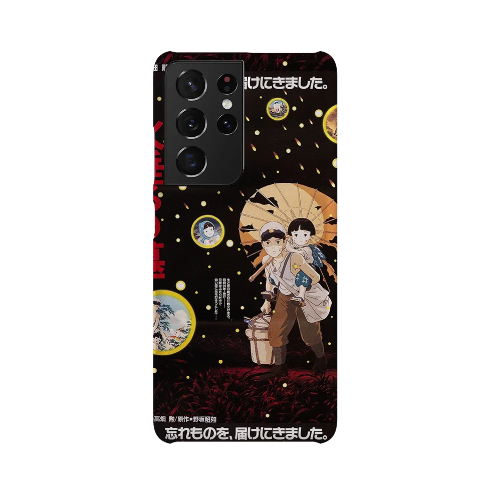 grave of the fireflies vintage poster slim galaxy s21 ultra grave of the fireflies vintage poster slim galaxy s21 ultra
