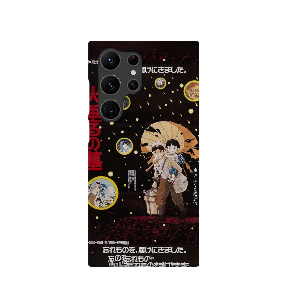 grave of the fireflies vintage poster slim galaxy s23 ultra grave of the fireflies vintage poster slim galaxy s23 ultra