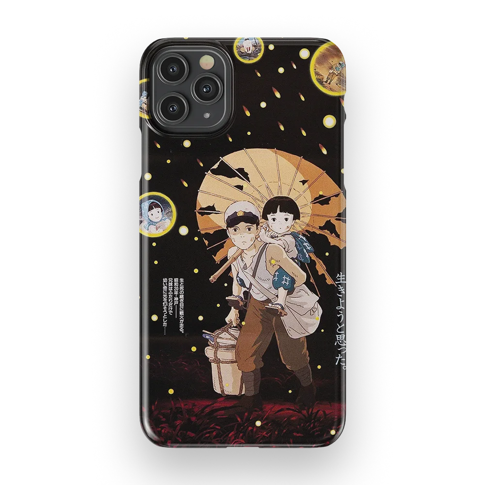 grave of the fireflies vintage poster slim iphone 11 pro max grave of the fireflies vintage poster slim iphone 11 pro max