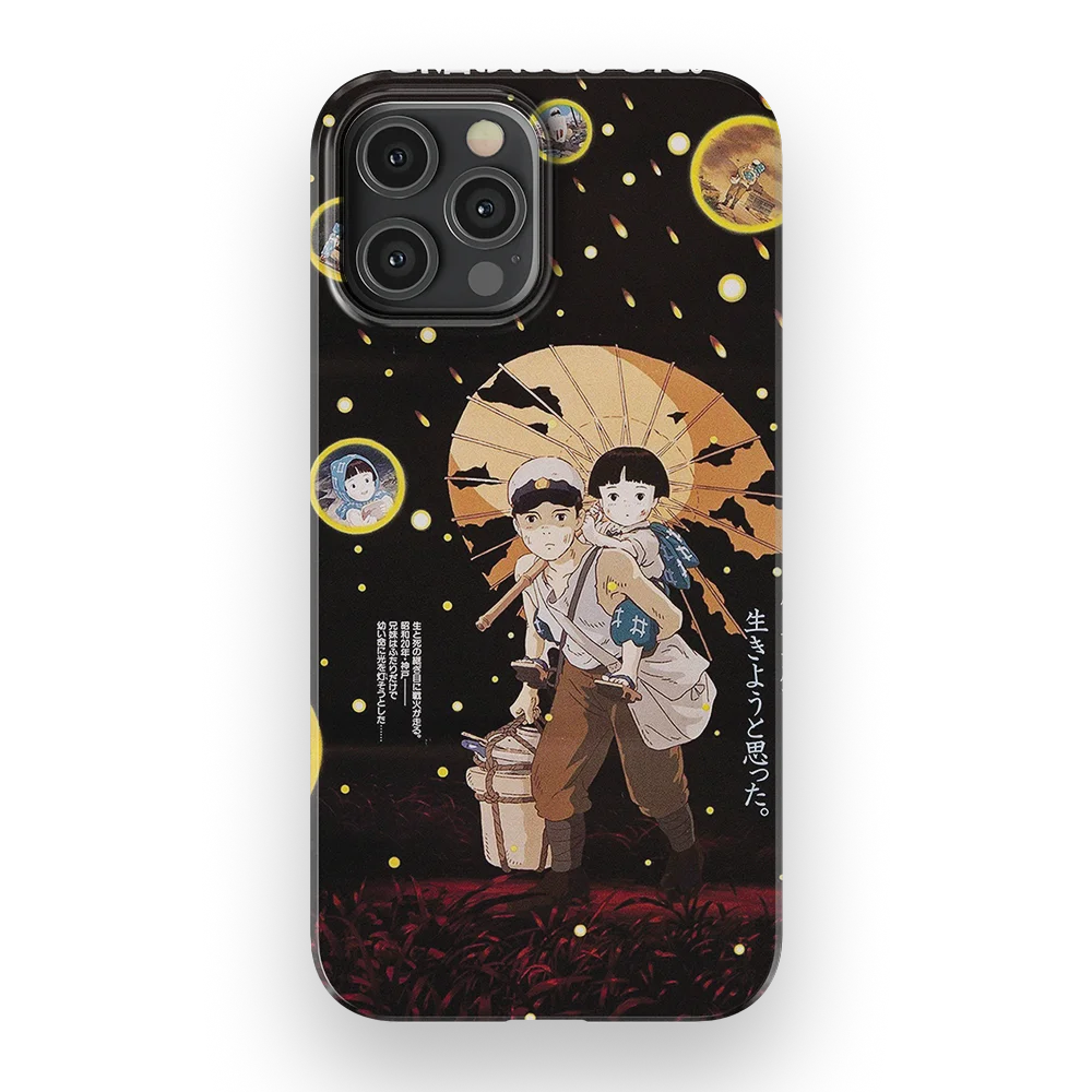grave of the fireflies vintage poster slim iphone 12 pro max grave of the fireflies vintage poster slim iphone 12 pro max
