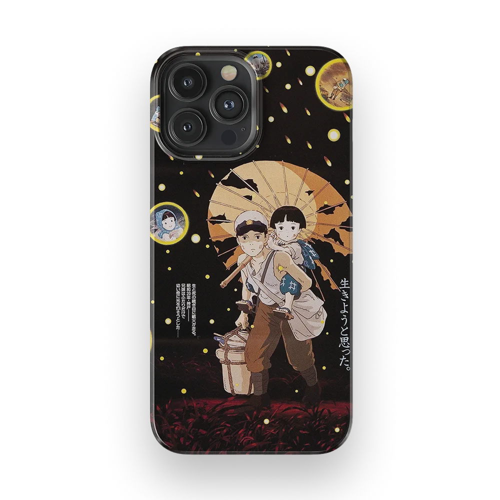grave of the fireflies vintage poster slim iphone 13 pro max grave of the fireflies vintage poster slim iphone 13 pro max