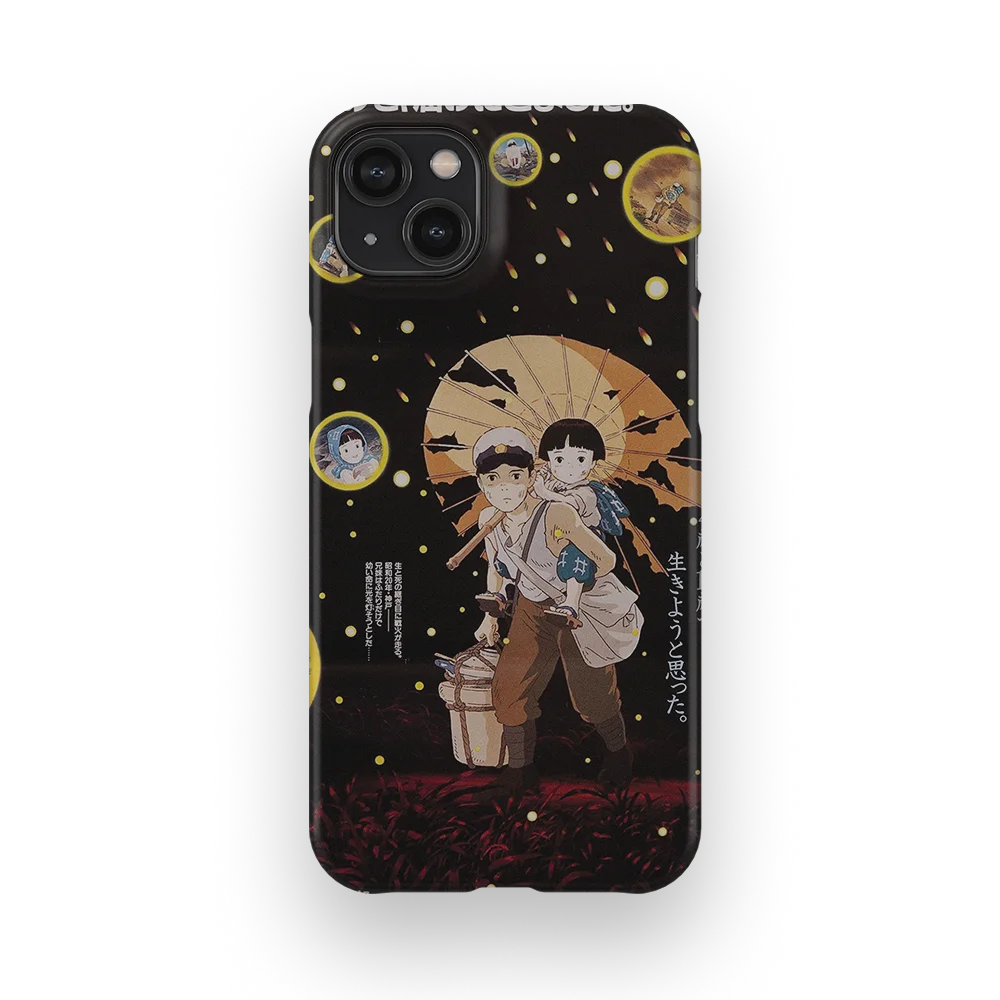 grave of the fireflies vintage poster slim iphone 14 plus grave of the fireflies vintage poster slim iphone 14 plus