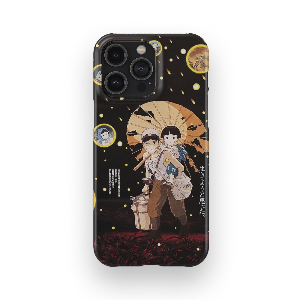 grave of the fireflies vintage poster slim iphone 14 pro max grave of the fireflies vintage poster slim iphone 14 pro max