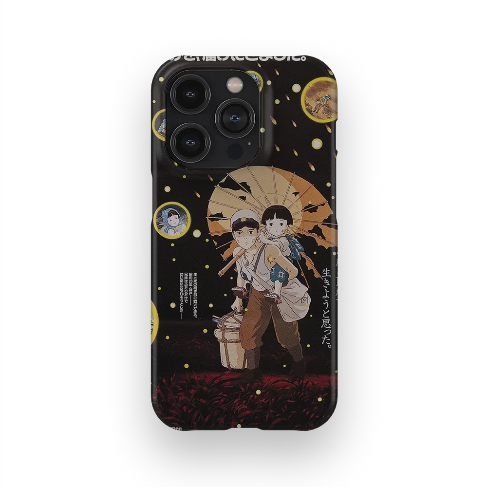 grave of the fireflies vintage poster slim iphone 14 pro grave of the fireflies vintage poster slim iphone 14 pro