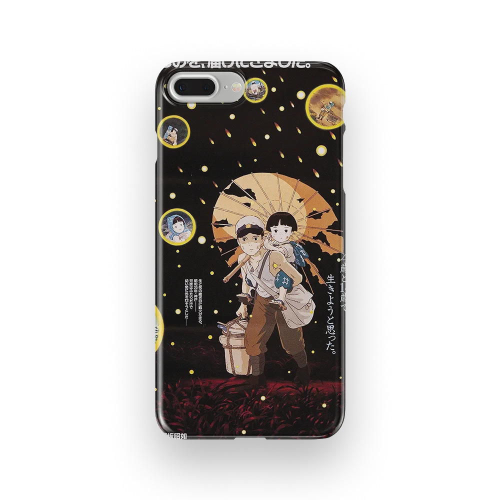 grave of the fireflies vintage poster slim iphone 8 plus grave of the fireflies vintage poster slim iphone 8 plus