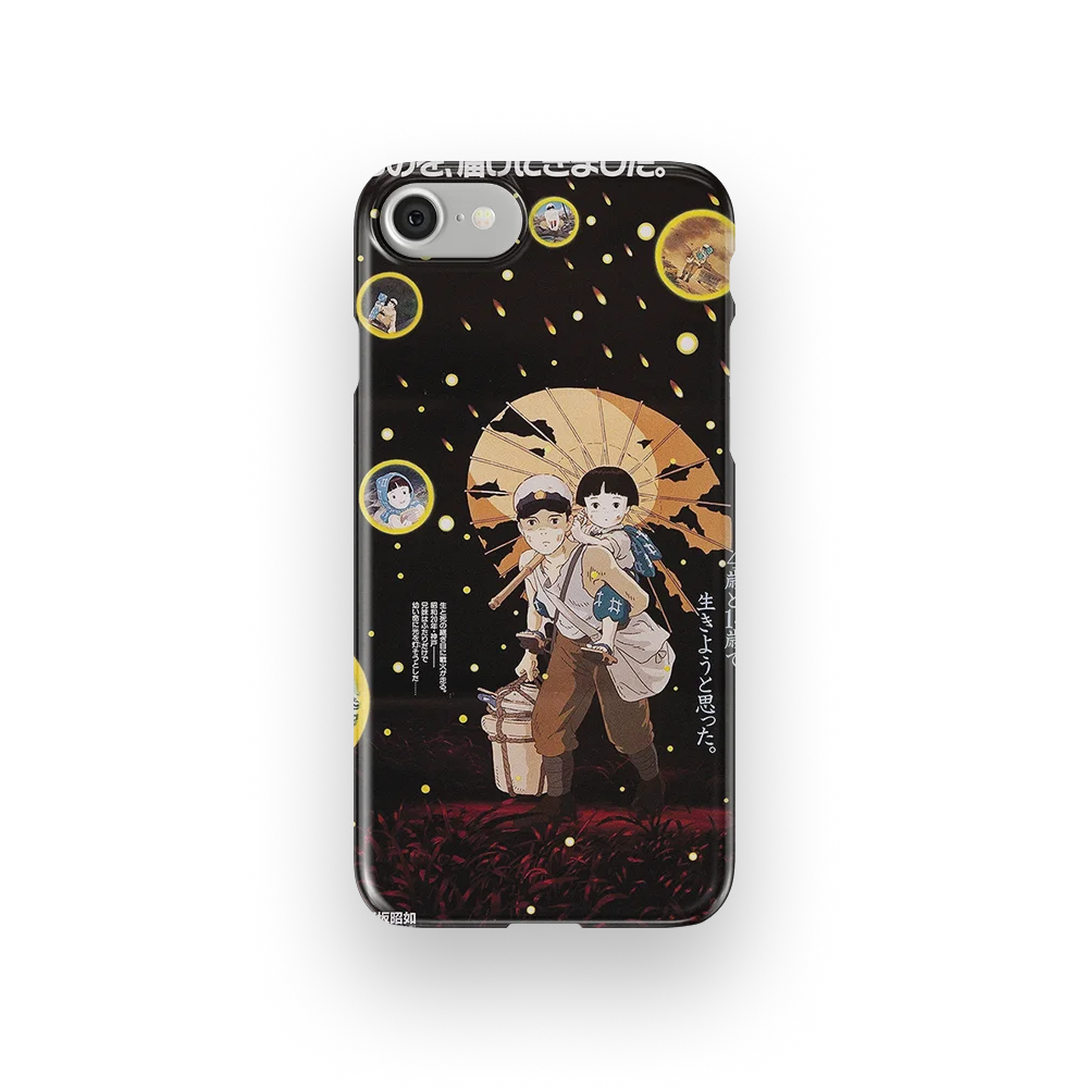 grave of the fireflies vintage poster slim iphone 8 grave of the fireflies vintage poster slim iphone 8