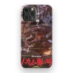 howls moving castle vintage poster slim iphone 17 pro max