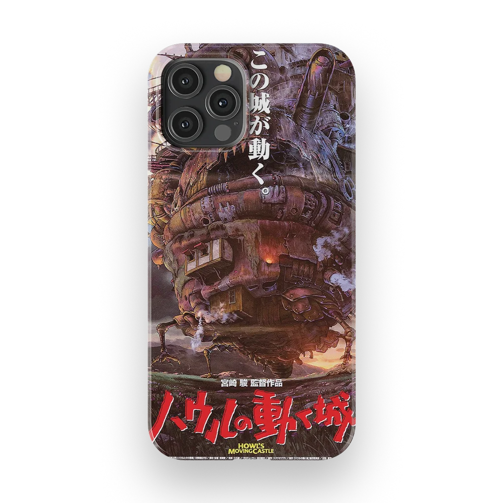 howls moving castle vintage poster slim iphone 12 pro howls moving castle vintage poster slim iphone 12 pro