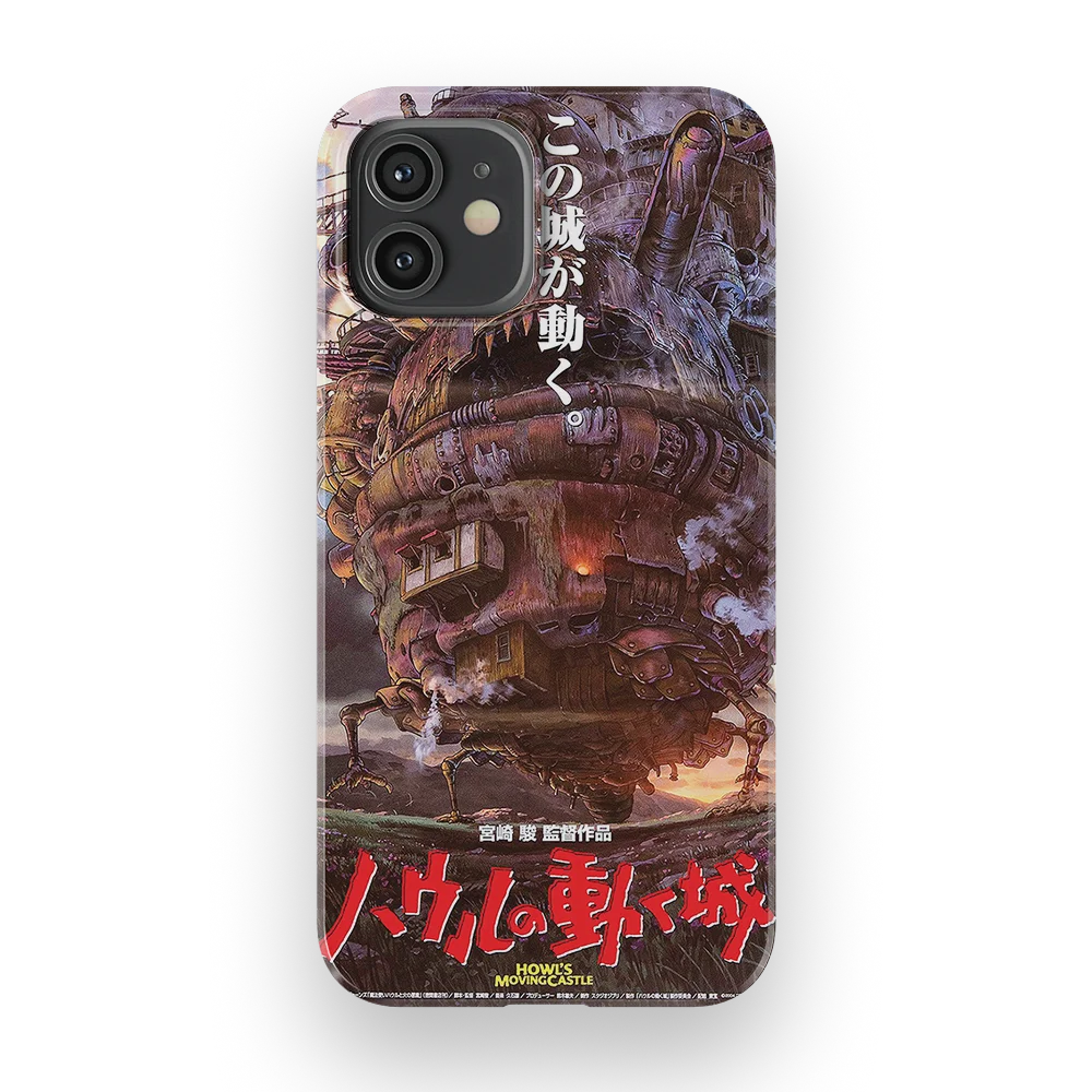 howls moving castle vintage poster slim iphone 12 howls moving castle vintage poster slim iphone 12