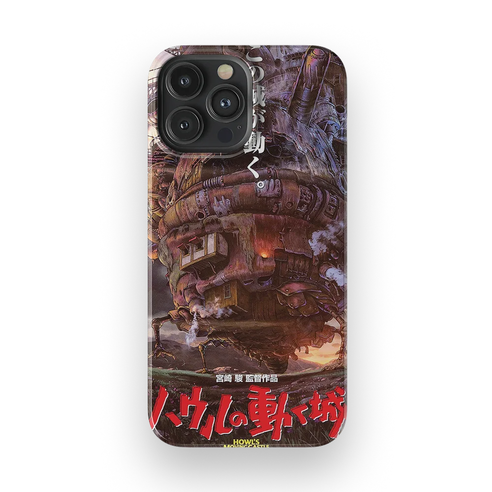 howls moving castle vintage poster slim iphone 13 pro max howls moving castle vintage poster slim iphone 13 pro max