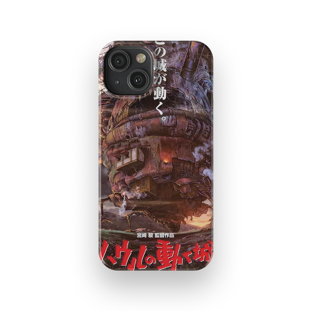 howls moving castle vintage poster slim iphone 13 howls moving castle vintage poster slim iphone 13