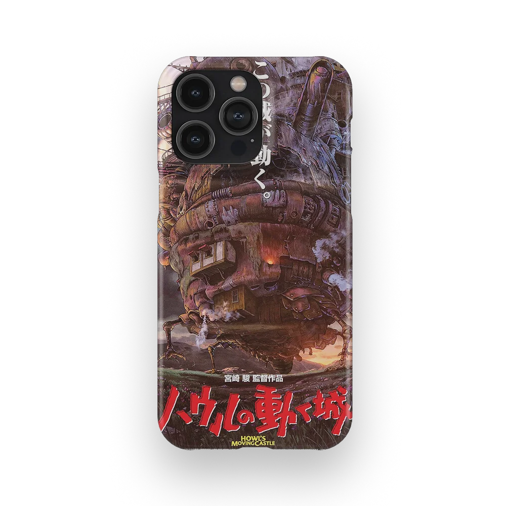 howls moving castle vintage poster slim iphone 14 pro max howls moving castle vintage poster slim iphone 14 pro max