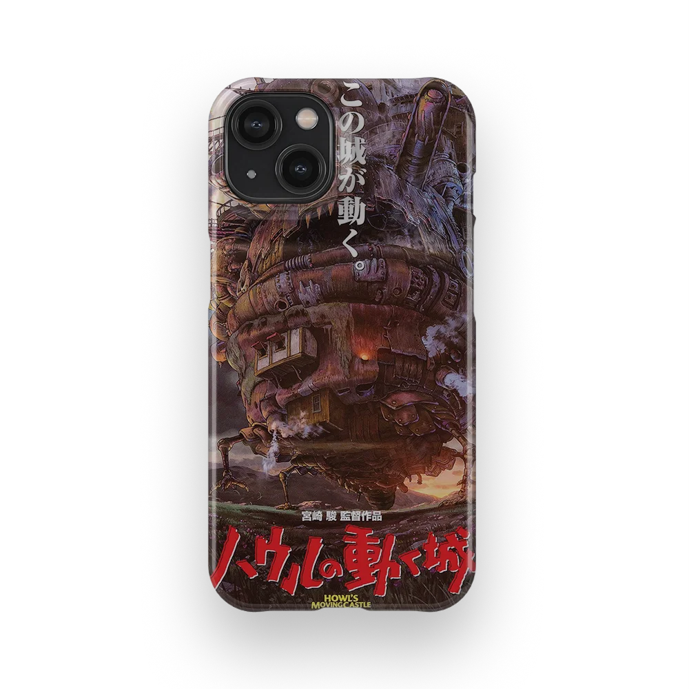howls moving castle vintage poster slim iphone 14 howls moving castle vintage poster slim iphone 14