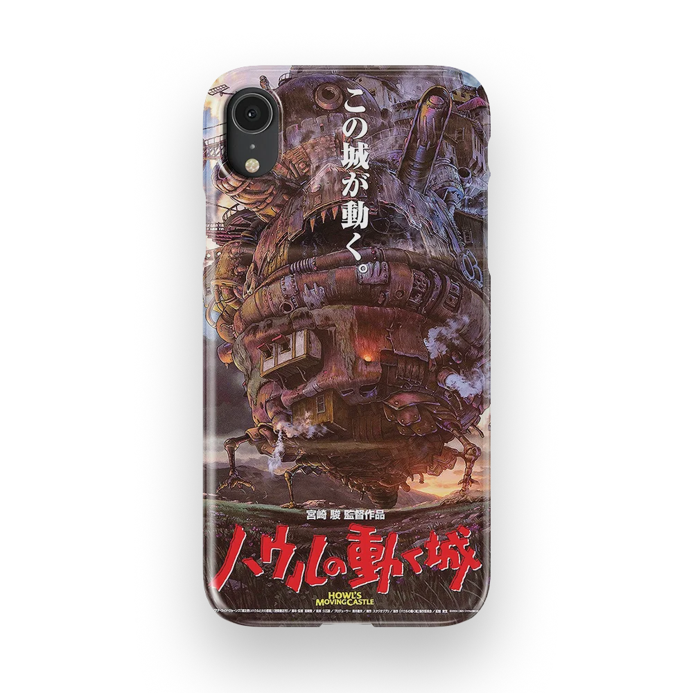 howls moving castle vintage poster slim iphone xr howls moving castle vintage poster slim iphone xr