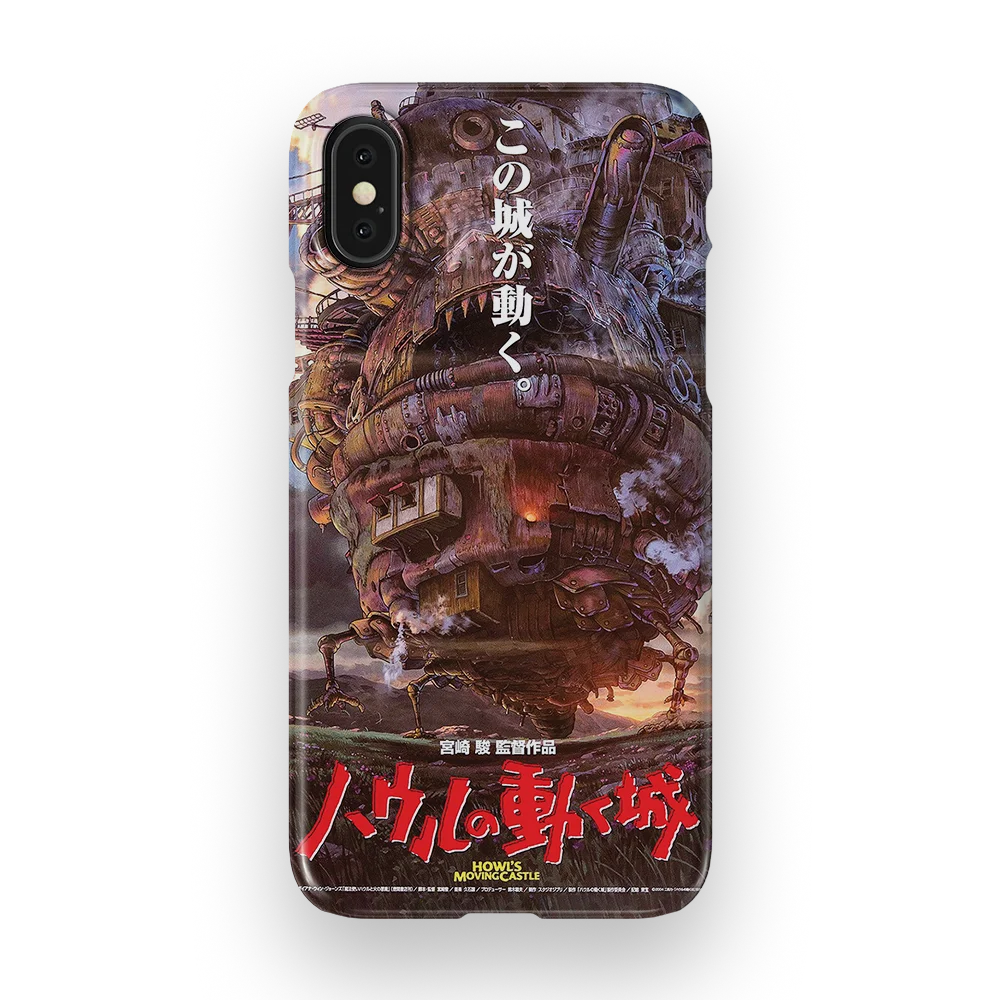 howls moving castle vintage poster slim iphone xs howls moving castle vintage poster slim iphone xs