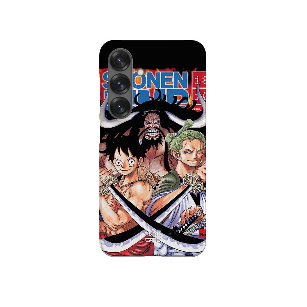 luffy x zoro x kaido slim galaxy s25 luffy x zoro x kaido slim galaxy s25