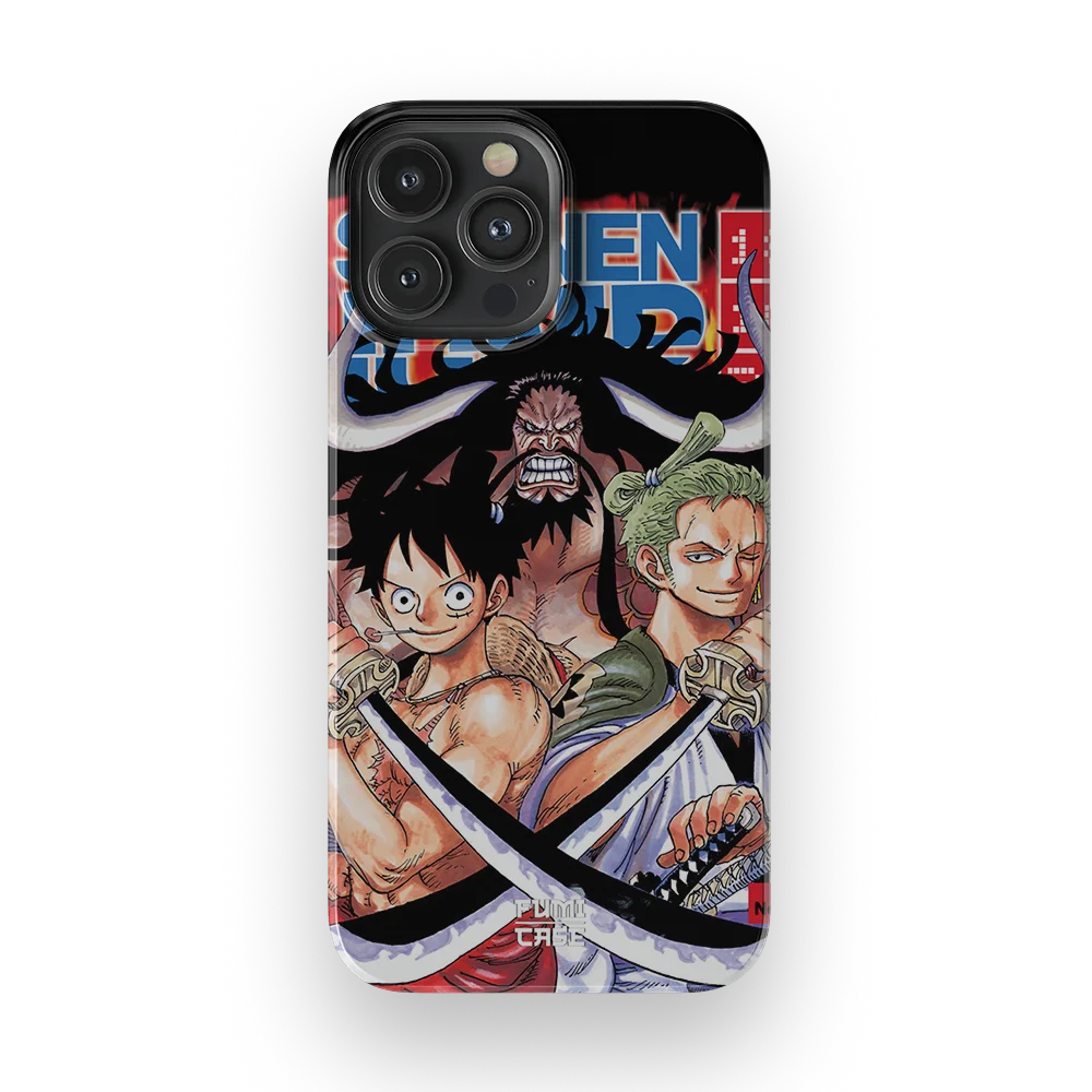 luffy x zoro x kaido slim iphone 13 pro max luffy x zoro x kaido slim iphone 13 pro max
