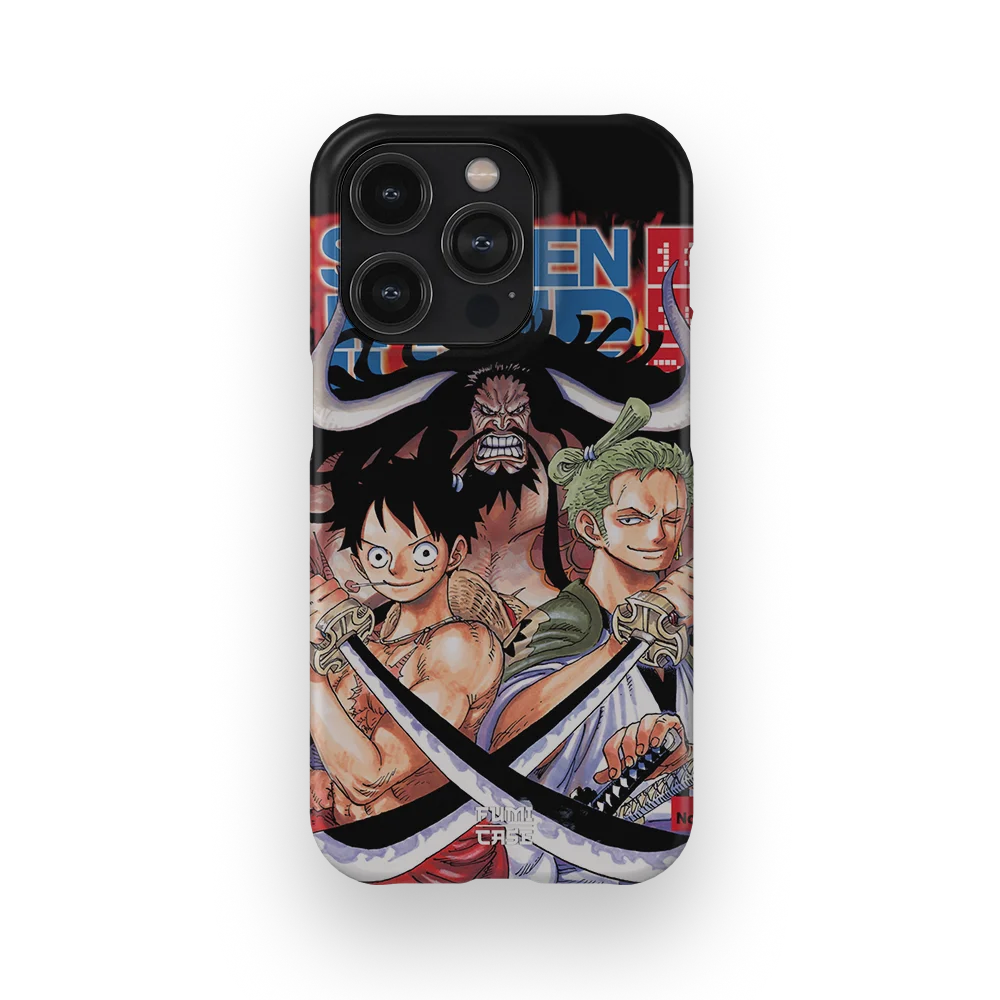 luffy x zoro x kaido slim iphone 14 pro luffy x zoro x kaido slim iphone 14 pro