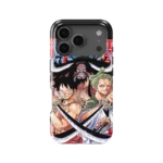 luffy x zoro x kaido slim iphone 17 pro max