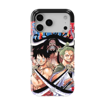 luffy x zoro x kaido slim iphone 17 pro max