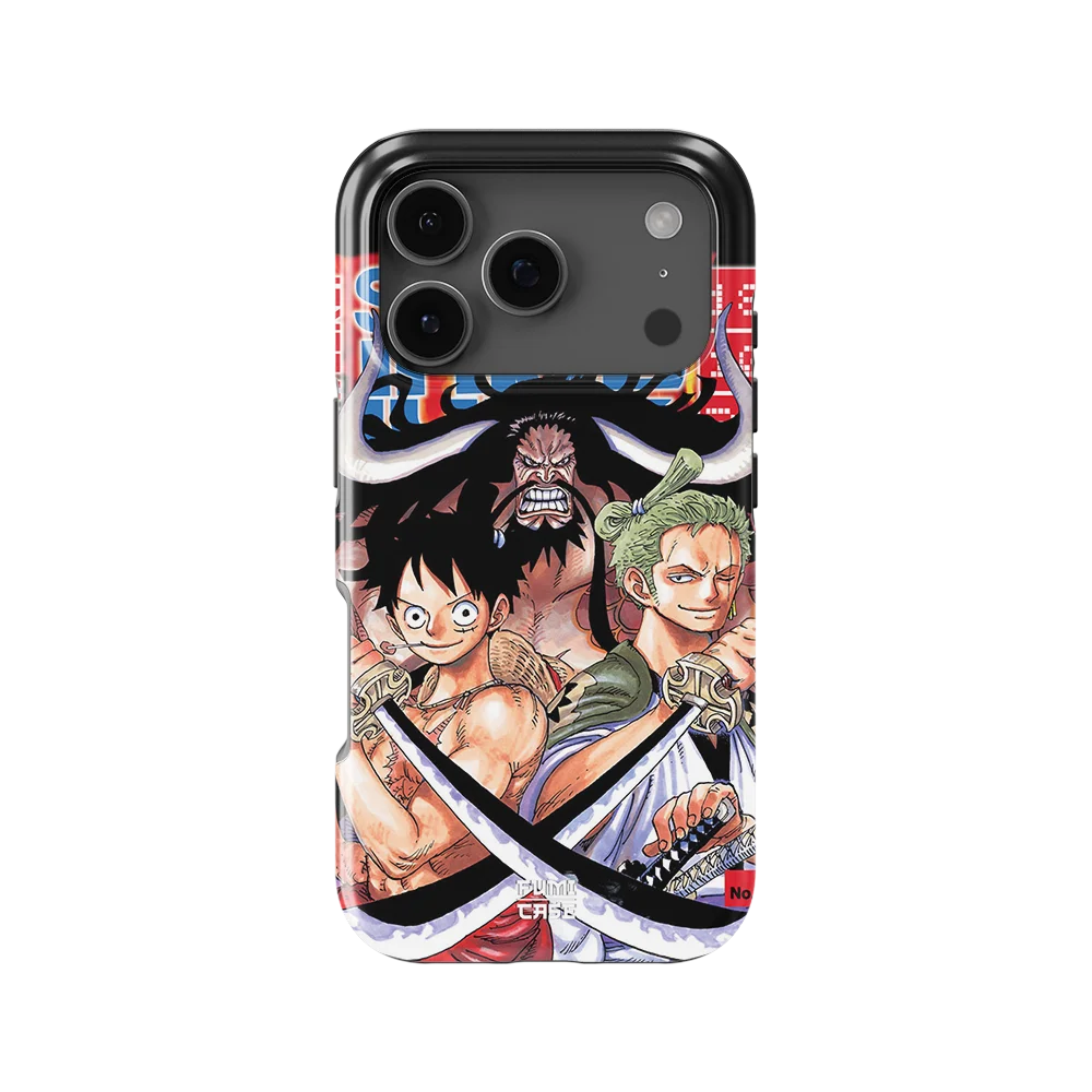 luffy x zoro x kaido slim iphone 17 pro luffy x zoro x kaido slim iphone 17 pro