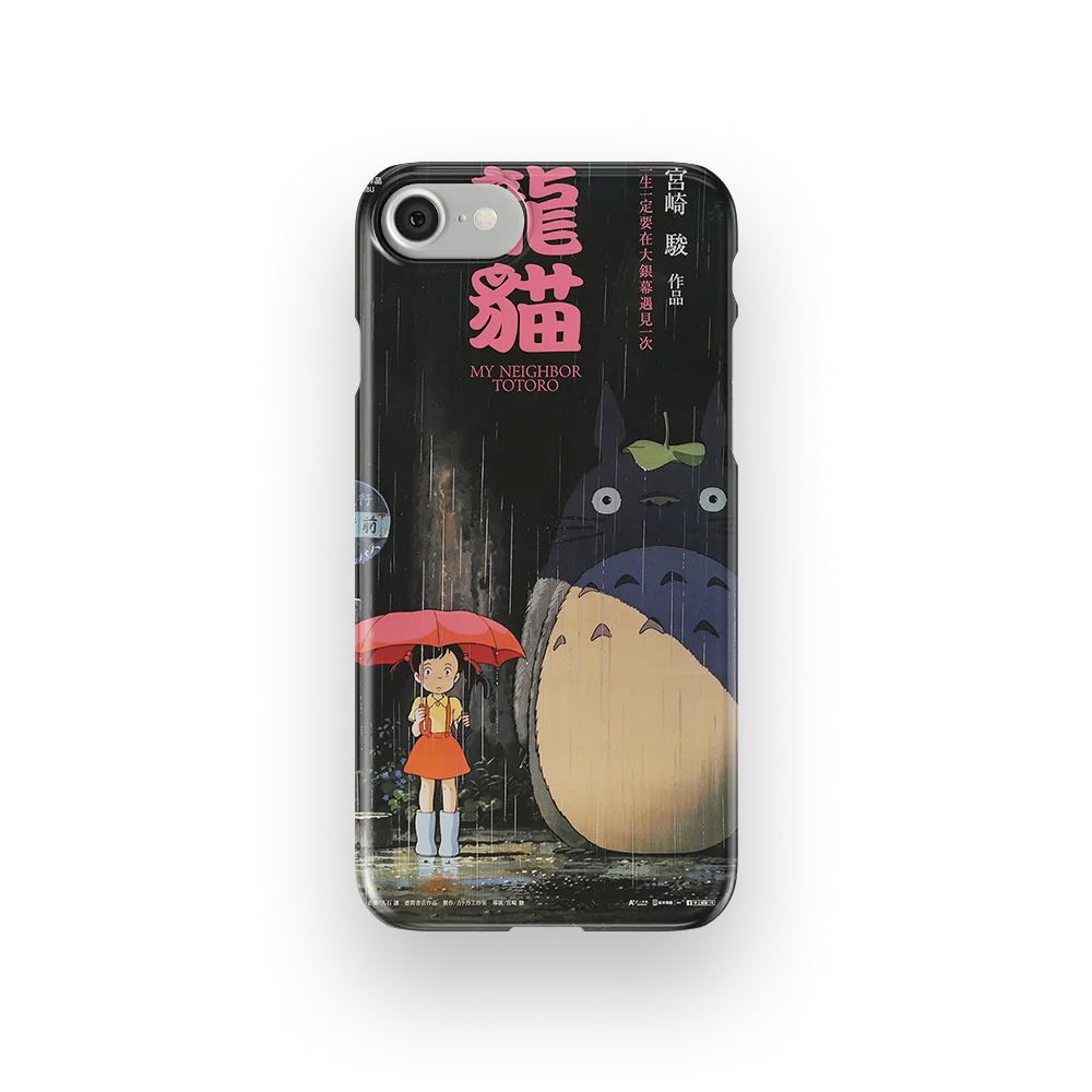 my neighbor totoro vintage poster slim iphone 8 my neighbor totoro vintage poster slim iphone 8