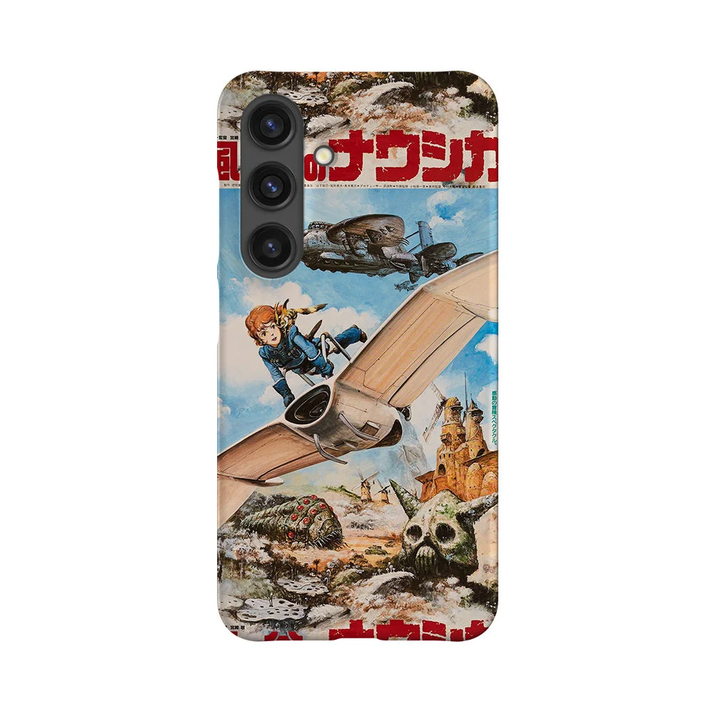 nausicaa of the valley of the wind vintage poster ii slim galaxy s24 nausicaa of the valley of the wind vintage poster ii slim galaxy s24