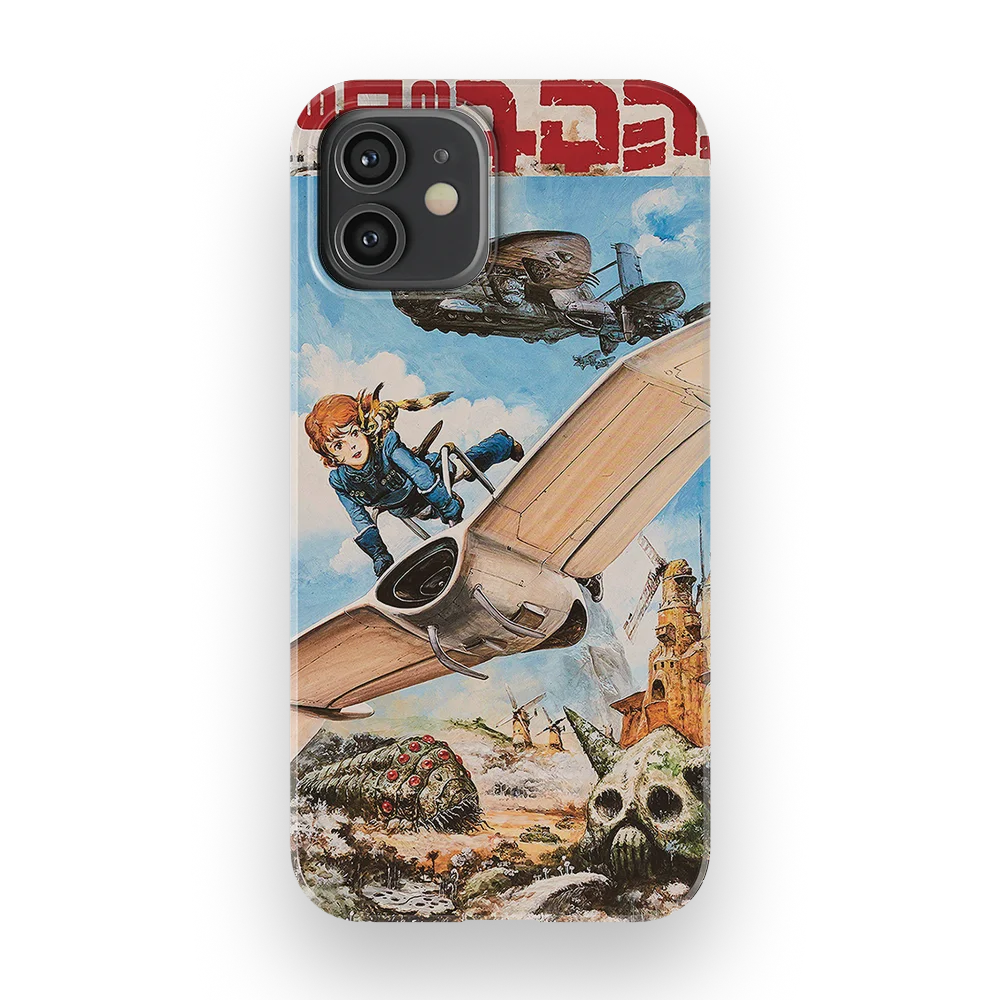 nausicaa of the valley of the wind vintage poster ii slim iphone 12 nausicaa of the valley of the wind vintage poster ii slim iphone 12