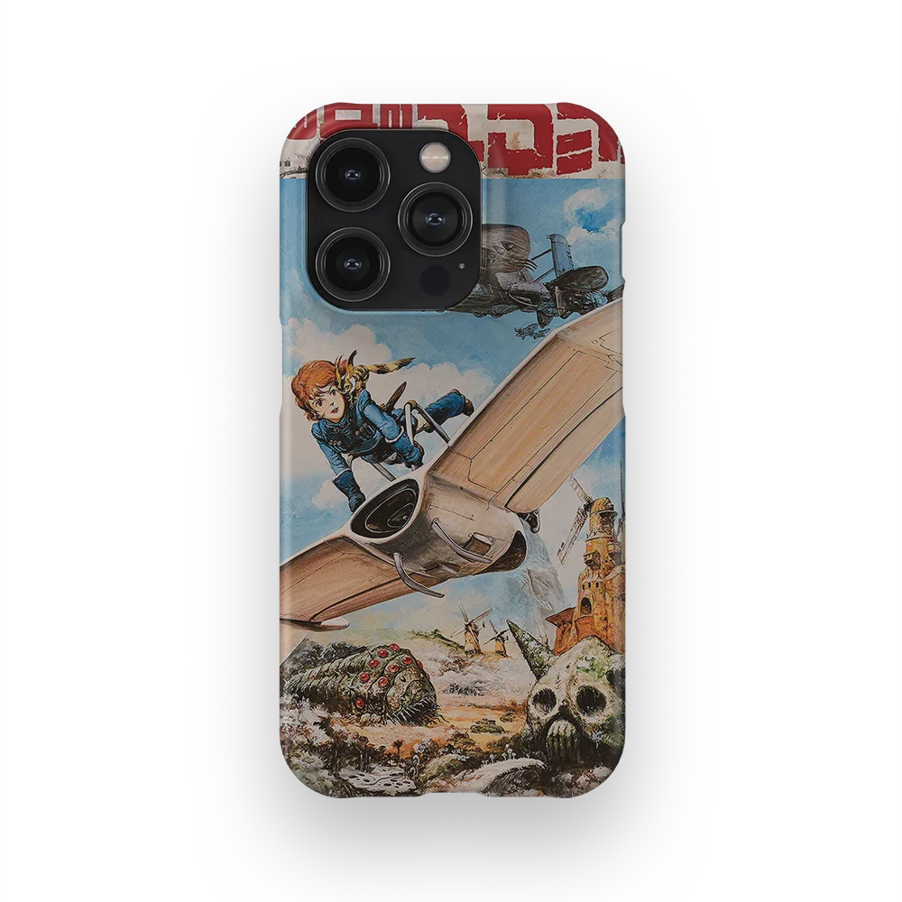 nausicaa of the valley of the wind vintage poster ii slim iphone 14 pro nausicaa of the valley of the wind vintage poster ii slim iphone 14 pro