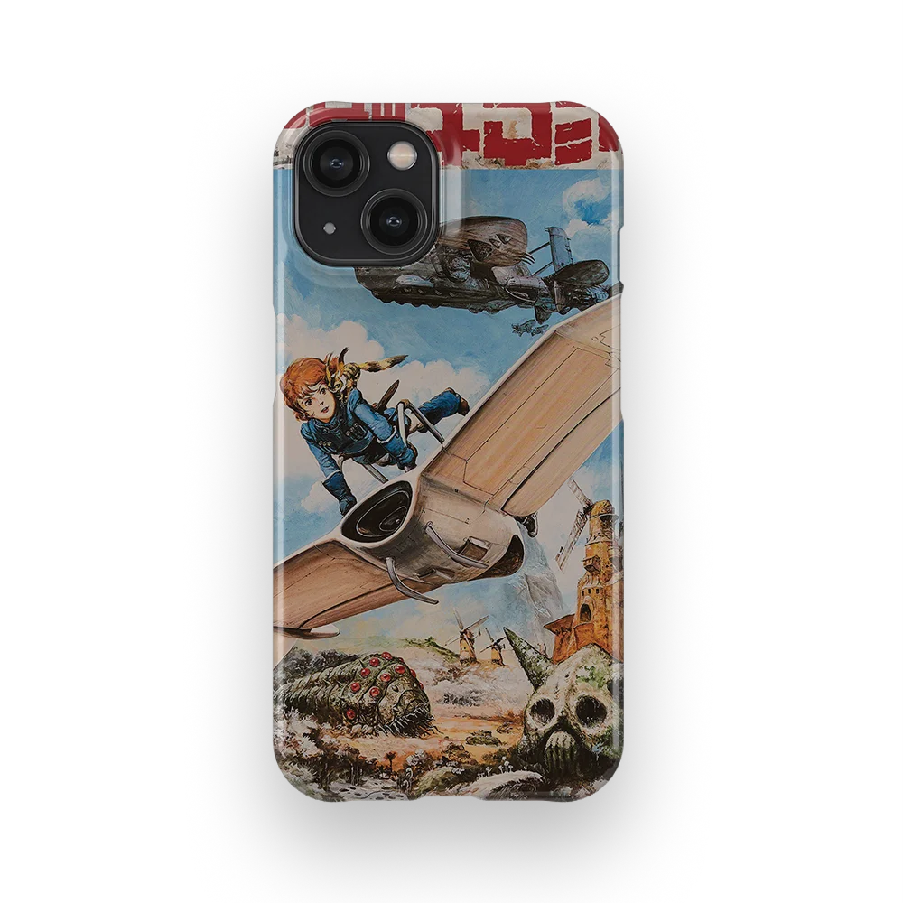 nausicaa of the valley of the wind vintage poster ii slim iphone 14 nausicaa of the valley of the wind vintage poster ii slim iphone 14