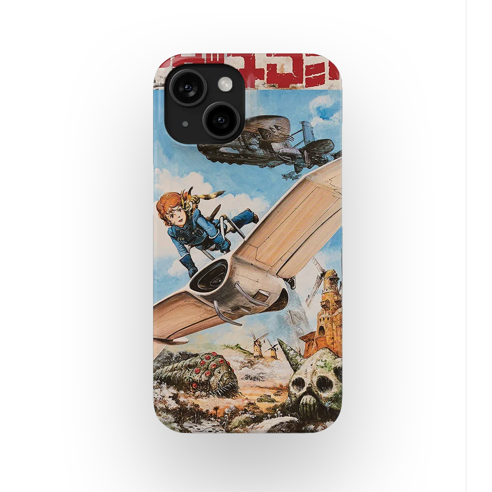 nausicaa of the valley of the wind vintage poster ii slim iphone 15 nausicaa of the valley of the wind vintage poster ii slim iphone 15