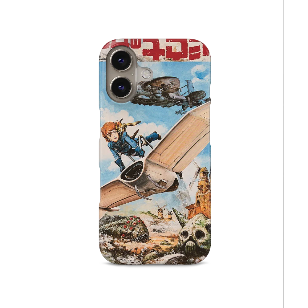 nausicaa of the valley of the wind vintage poster ii slim iphone 16 nausicaa of the valley of the wind vintage poster ii slim iphone 16