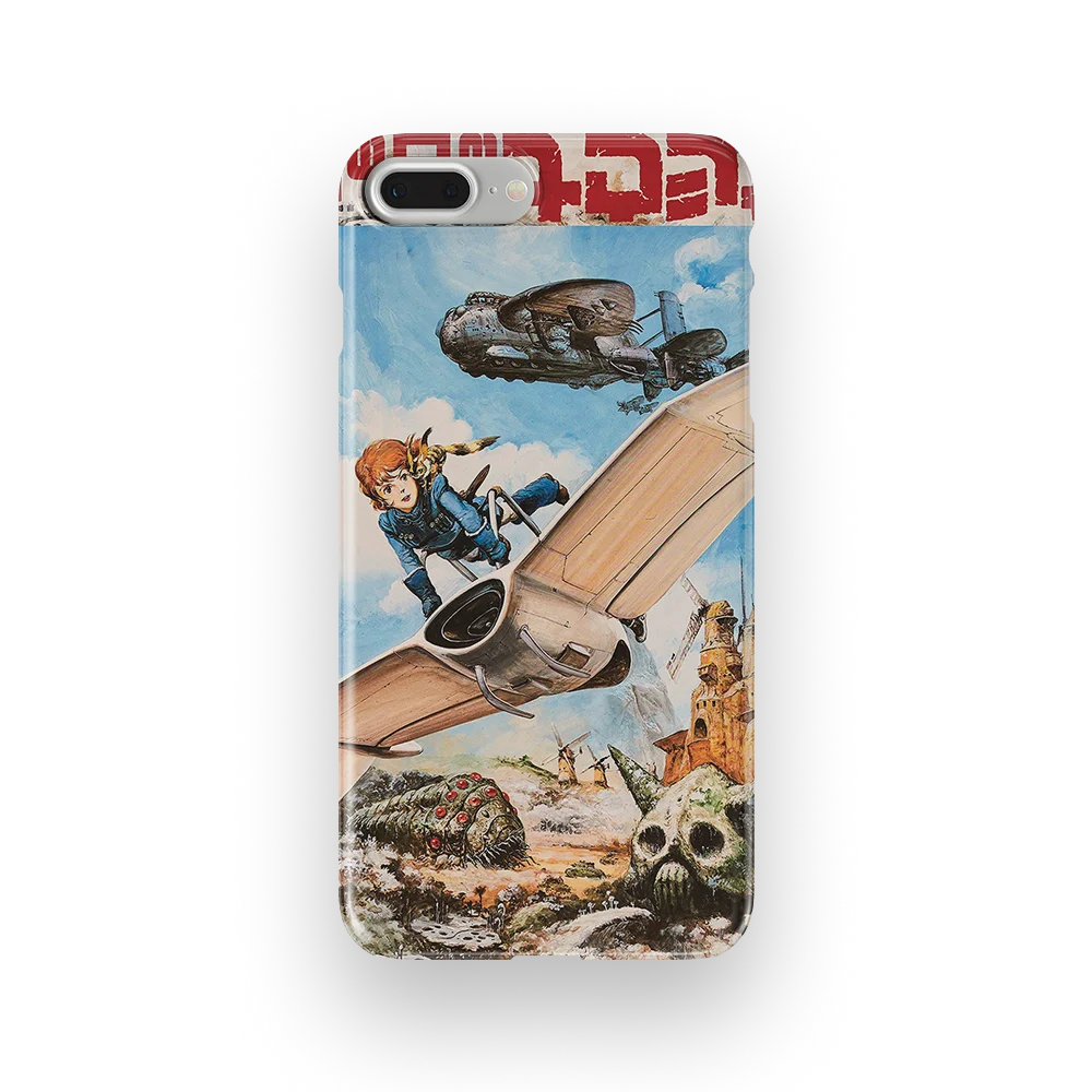 nausicaa of the valley of the wind vintage poster ii slim iphone 8 plus nausicaa of the valley of the wind vintage poster ii slim iphone 8 plus