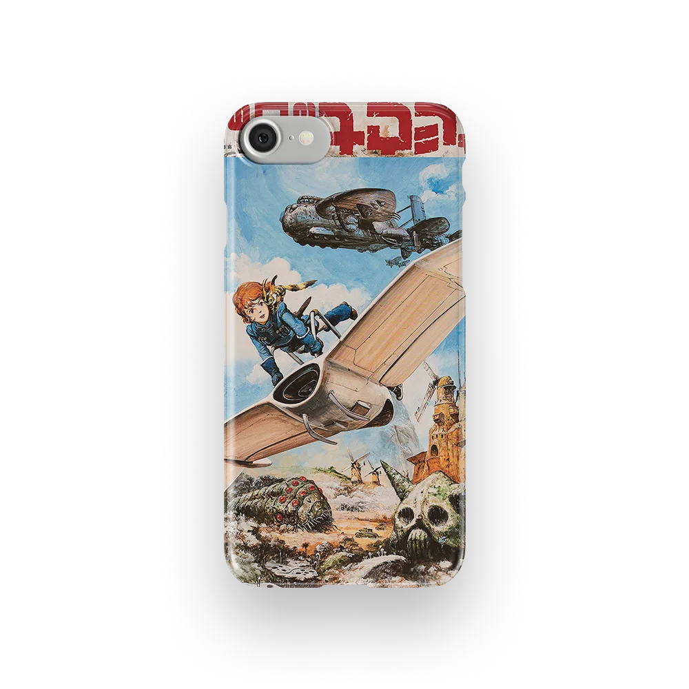 nausicaa of the valley of the wind vintage poster ii slim iphone 8 nausicaa of the valley of the wind vintage poster ii slim iphone 8
