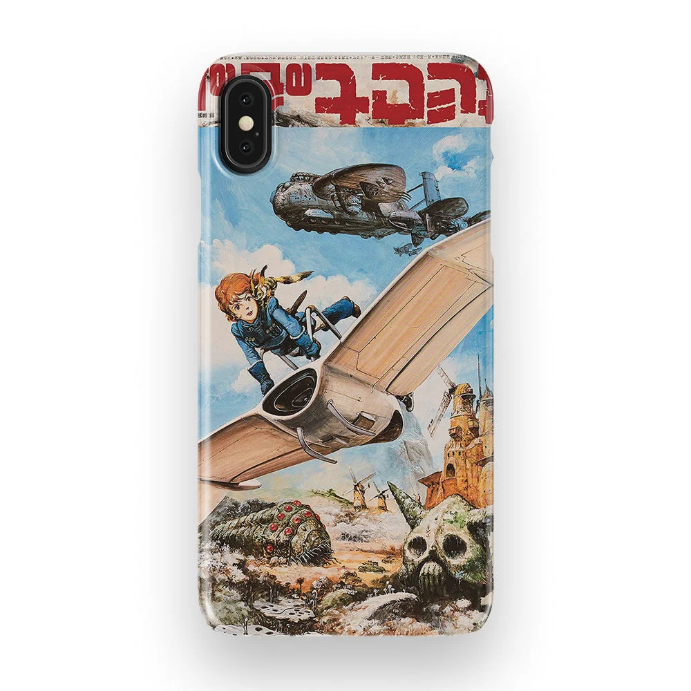 nausicaa of the valley of the wind vintage poster ii slim iphone xs max nausicaa of the valley of the wind vintage poster ii slim iphone xs max
