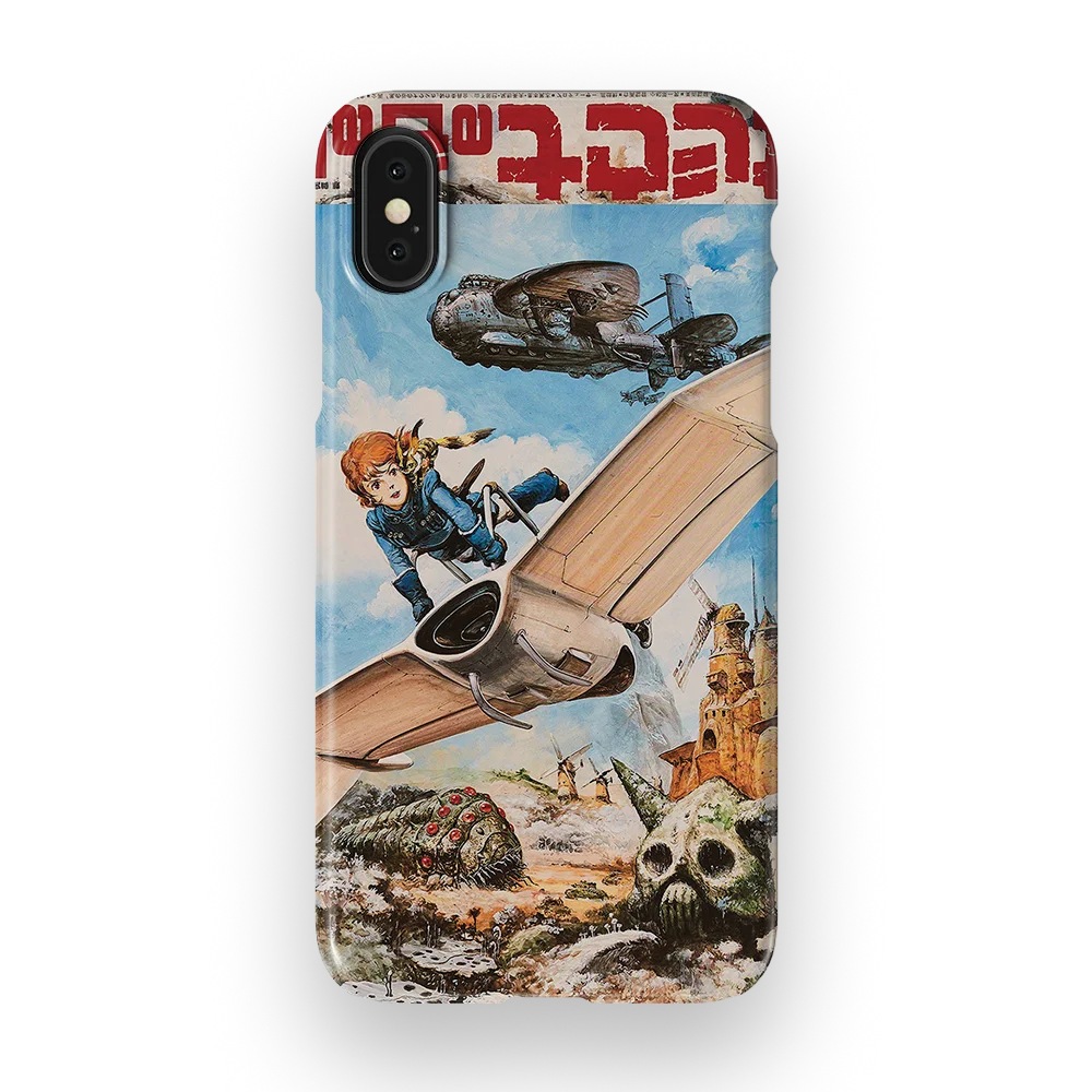 nausicaa of the valley of the wind vintage poster ii slim iphone xs nausicaa of the valley of the wind vintage poster ii slim iphone xs