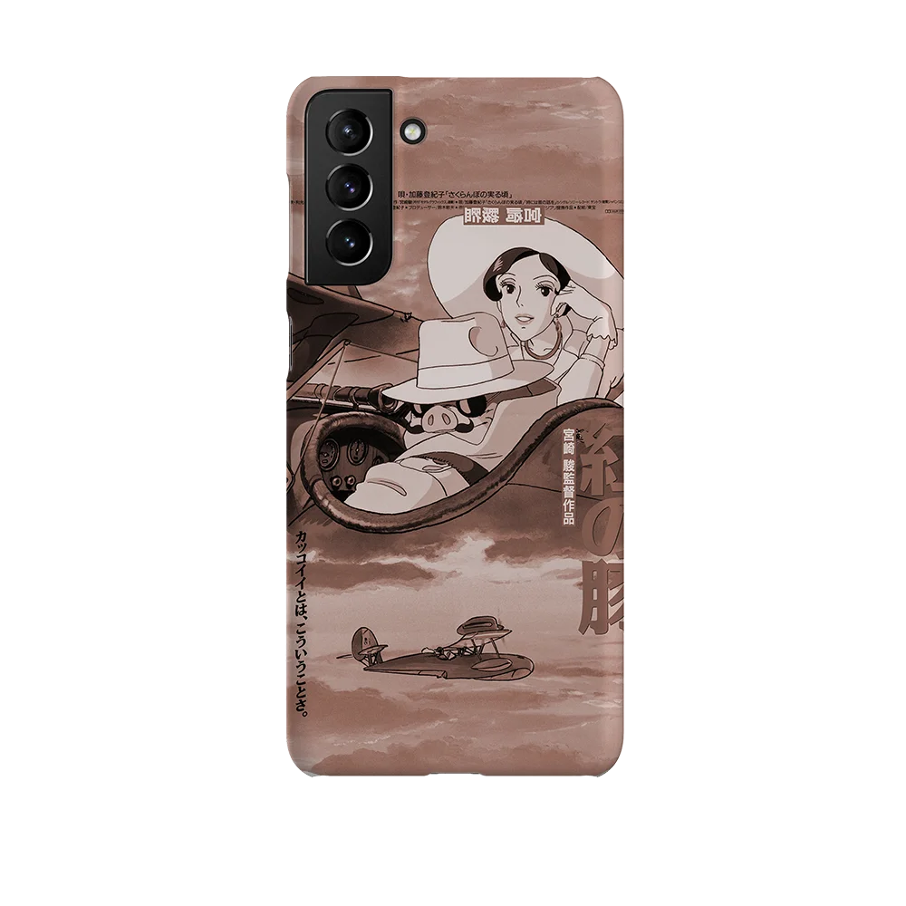 porco rosso vintage poster slim galaxy s21 plus porco rosso vintage poster slim galaxy s21 plus