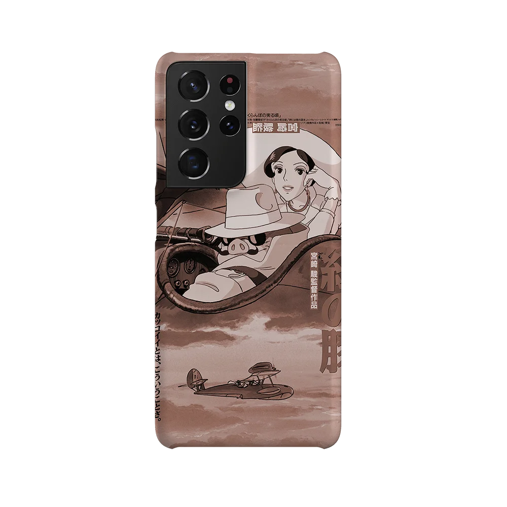 porco rosso vintage poster slim galaxy s21 ultra porco rosso vintage poster slim galaxy s21 ultra