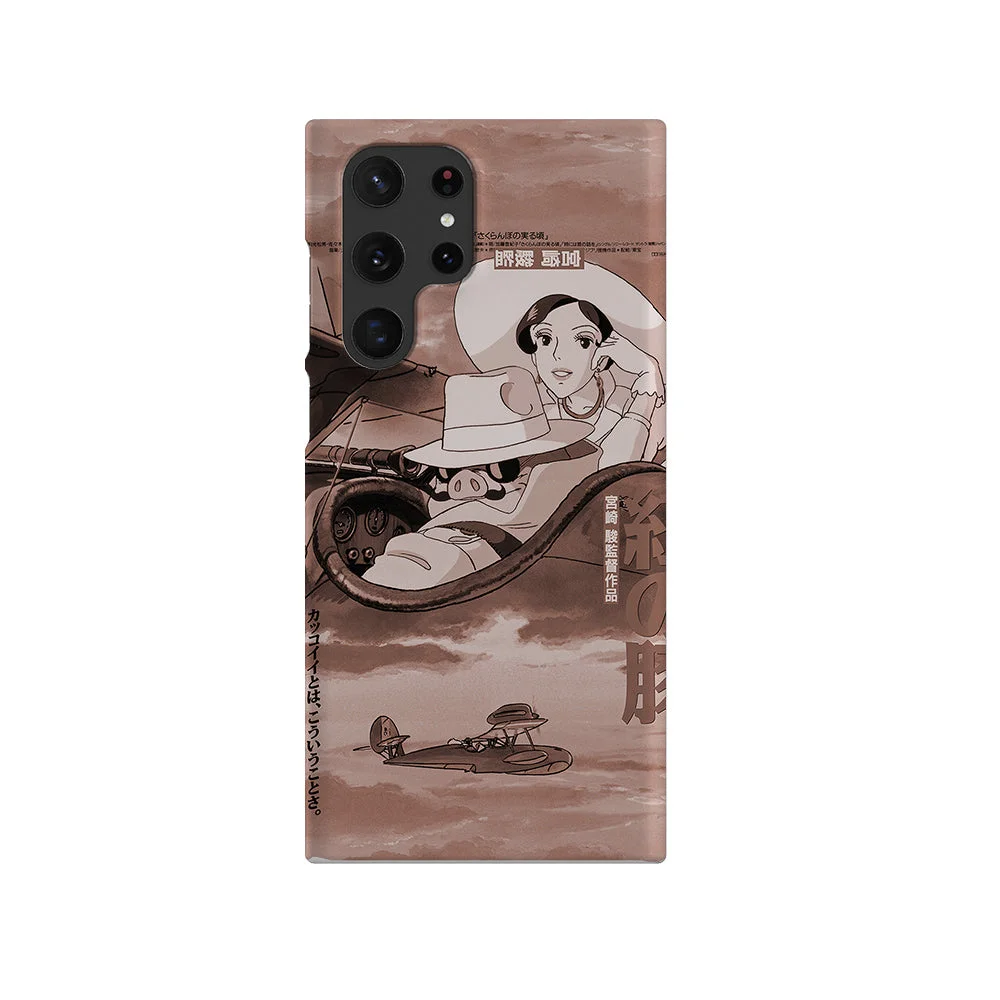 porco rosso vintage poster slim galaxy s22 ultra porco rosso vintage poster slim galaxy s22 ultra