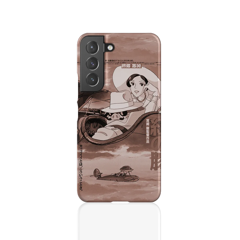 porco rosso vintage poster slim galaxy s22 porco rosso vintage poster slim galaxy s22