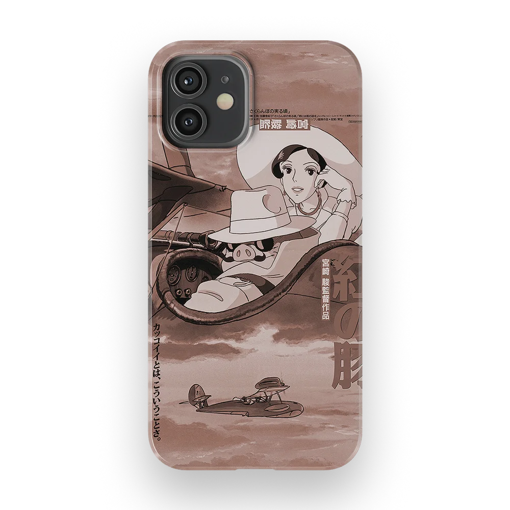 porco rosso vintage poster slim iphone 12 porco rosso vintage poster slim iphone 12