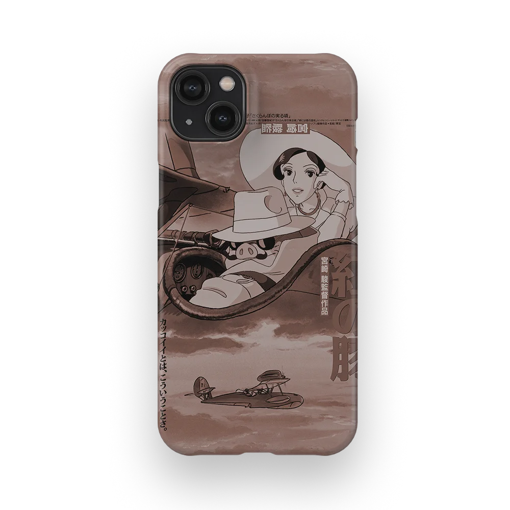 porco rosso vintage poster slim iphone 14 plus porco rosso vintage poster slim iphone 14 plus