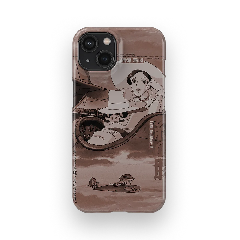 porco rosso vintage poster slim iphone 14 porco rosso vintage poster slim iphone 14