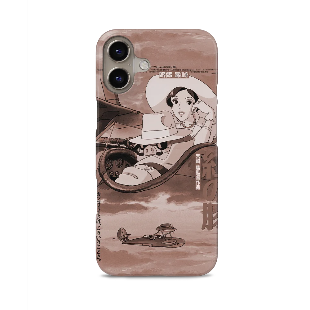 porco rosso vintage poster slim iphone 16 plus porco rosso vintage poster slim iphone 16 plus