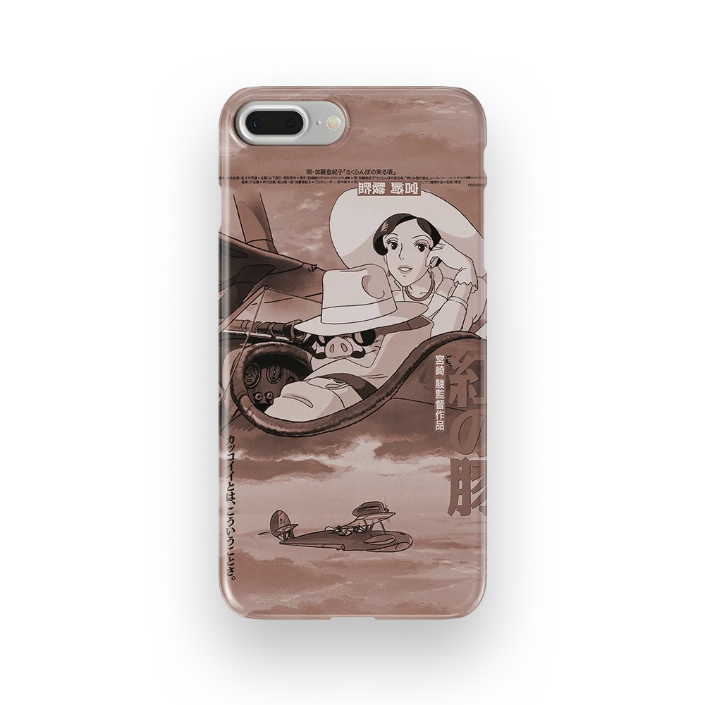 porco rosso vintage poster slim iphone 8 plus porco rosso vintage poster slim iphone 8 plus