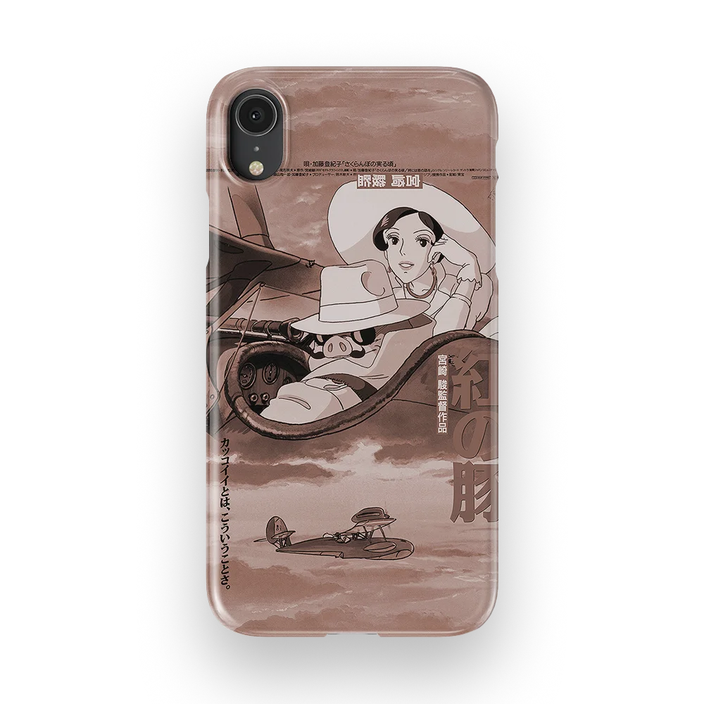 porco rosso vintage poster slim iphone xr porco rosso vintage poster slim iphone xr