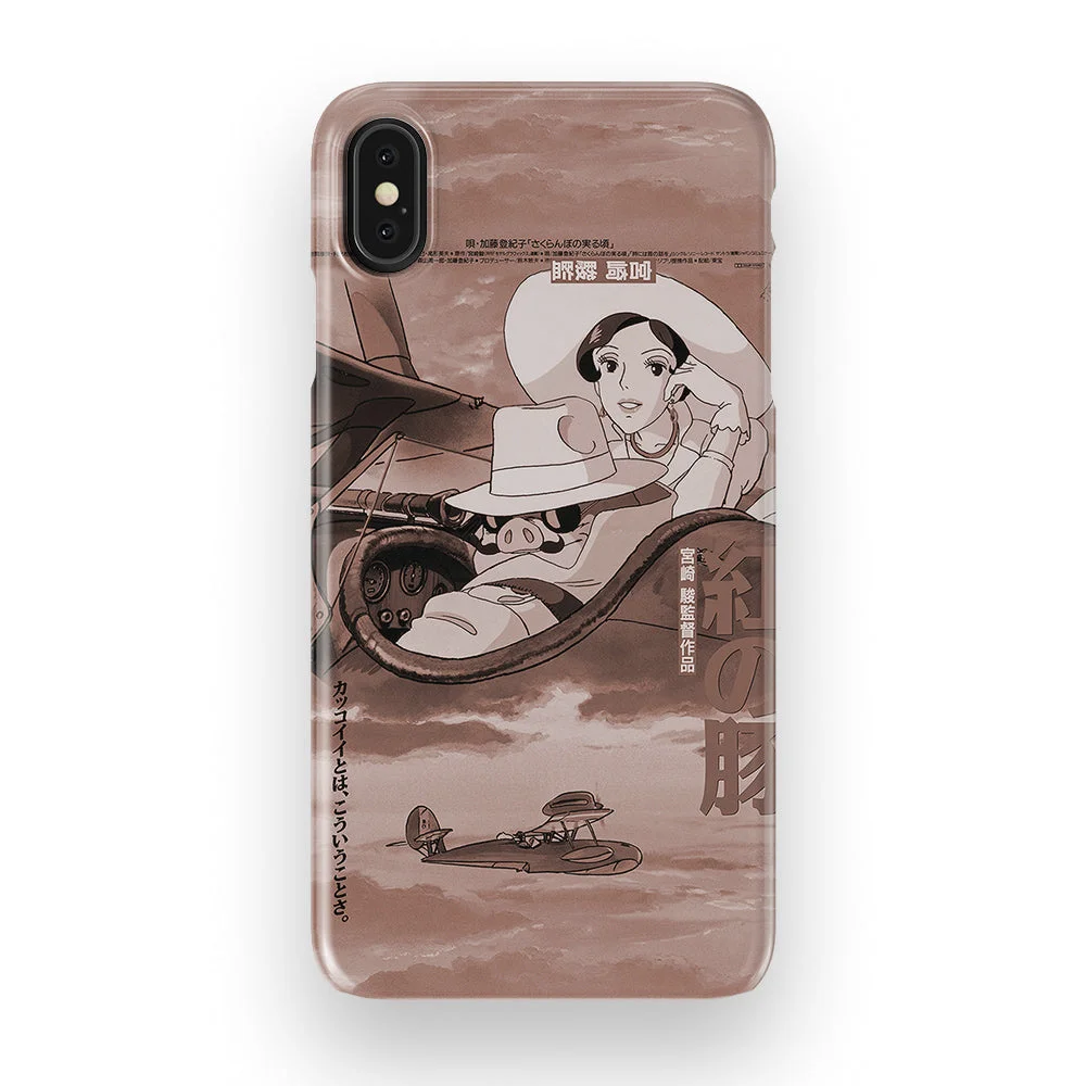 porco rosso vintage poster slim iphone xs max porco rosso vintage poster slim iphone xs max
